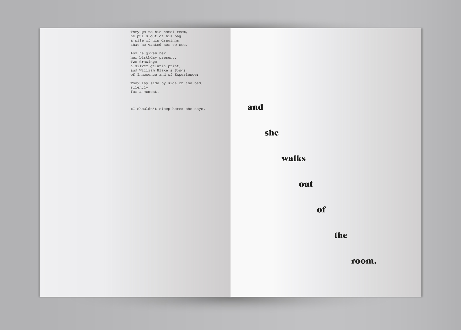 A Short Story — interior spread